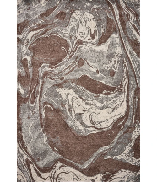 Kas Illusions 6217 Mocha Flow Area Rug 5'3" x 7'7"