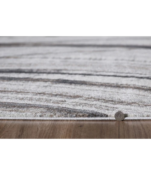 Kas Illusions 6218 Ivory/Grey Elements Area Rug 6'7" x 9'6"