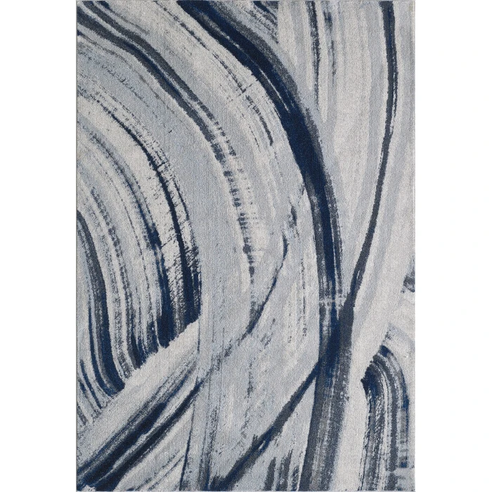 Kas Illusions 6219 Ivory/Blue Elements Area Rug 7'10" x 10'10"