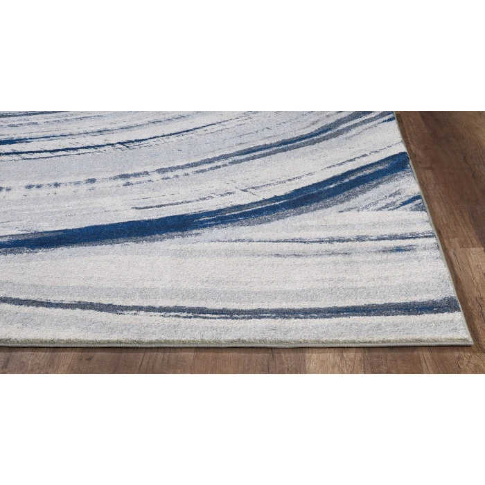 Kas Illusions 6219 Ivory/Blue Elements Area Rug 7'10" x 10'10"