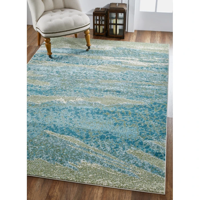 Kas Illusions 6220 Ocean Mist Area Rug 5'3" x 7'7"