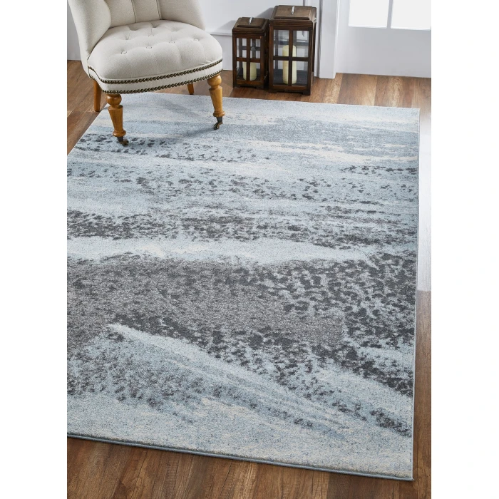 Kas Illusions 6221 Blue/Grey Mist Area Rug 9'10" x 13'2"