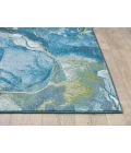 Kas Illusions 6225 Teal Stone Area Rug 7'10" x 10'10"