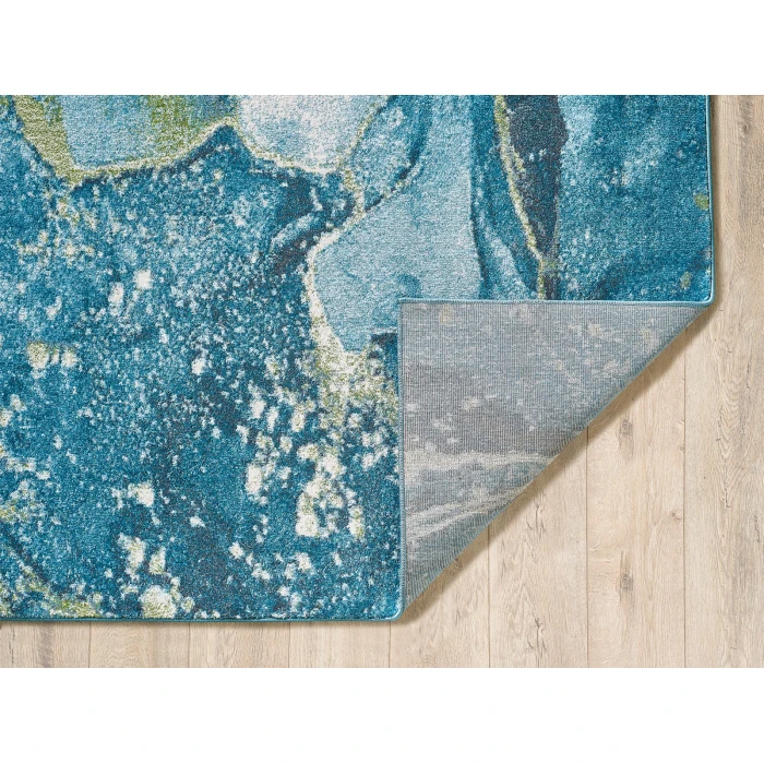 Kas Illusions 6225 Teal Stone Area Rug 7'10" x 10'10"