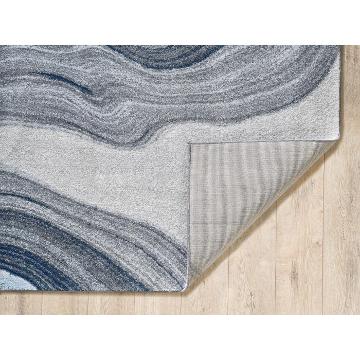 Kas Illusions 6227 Blue/Grey Marble Area Rug 9'10" x 13'2"