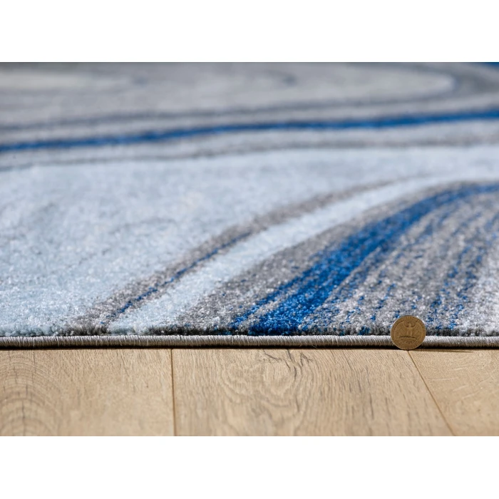 Kas Illusions 6227 Blue/Grey Marble Area Rug 9'10" x 13'2"