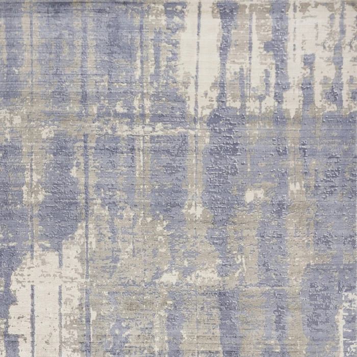 Kas Indulge 0802 Grey/Blue Drizzle Area Rug 9' x 13'