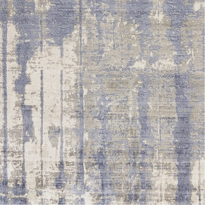 Kas Indulge 0802 Grey/Blue Drizzle Area Rug 9' x 13'