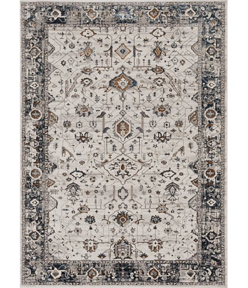 Kas Inspire 7500 Ivory/Grey Empera Area Rug 3'3" x 4'7"