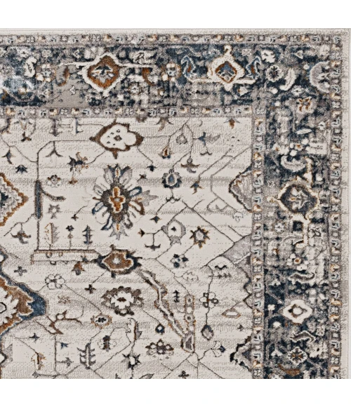 Kas Inspire 7500 Ivory/Grey Empera Area Rug 3'3" x 4'7"