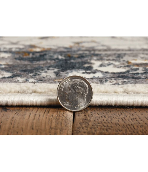 Kas Inspire 7500 Ivory/Grey Empera Area Rug 3'3" x 4'7"