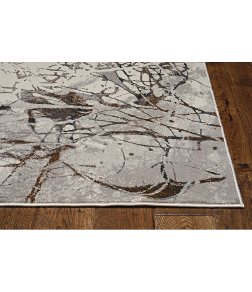 Kas Inspire 7502 Ivory/Grey Escape Area Rug 3'3" x 4'7"