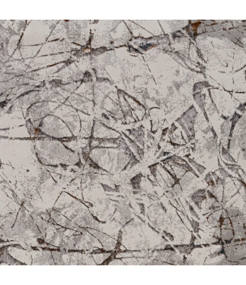 Kas Inspire 7502 Ivory/Grey Escape Area Rug 3'3" x 4'7"