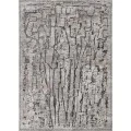 Kas Inspire 7506 Grey Expressions Area Rug 2'2" x 6'11" Runner