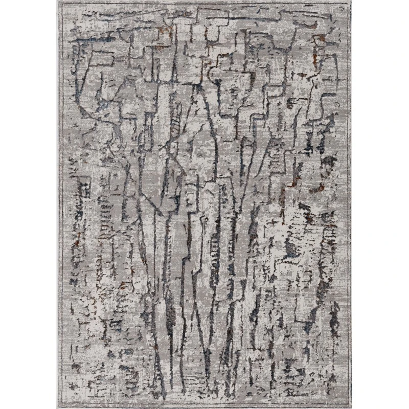 Kas Inspire 7506 Grey Expressions Area Rug 2'2" x 6'11" Runner