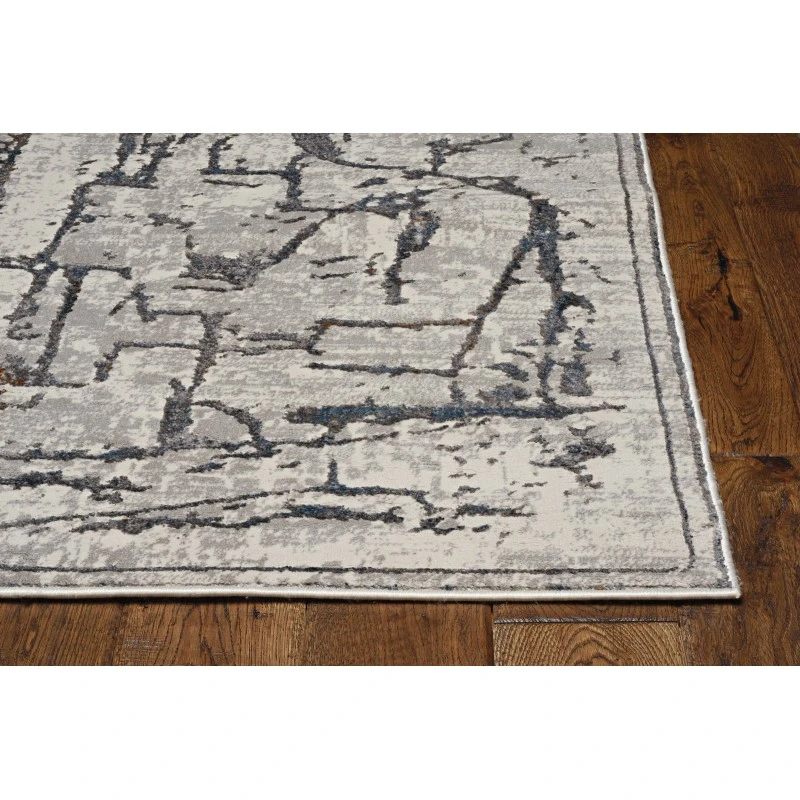Kas Inspire 7506 Grey Expressions Area Rug 2'2" x 6'11" Runner