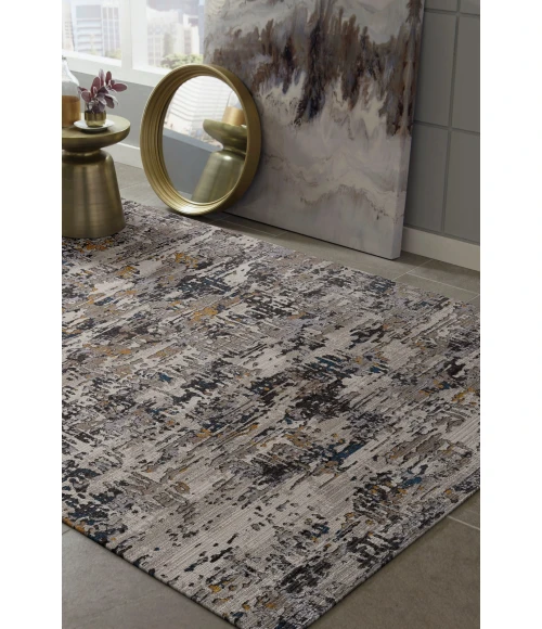 Kas Karina 8252 Grey Landscape Area Rug 8' Round