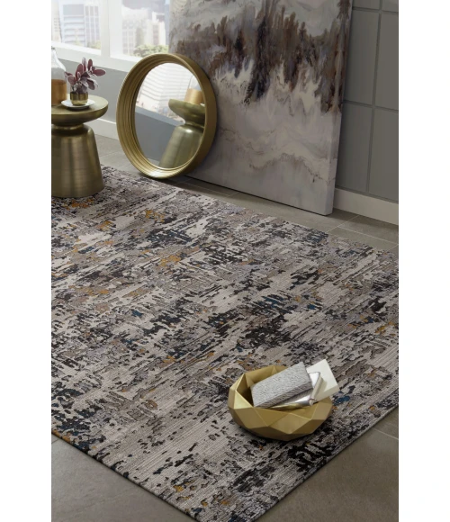 Kas Karina 8252 Grey Landscape Area Rug 8' Round