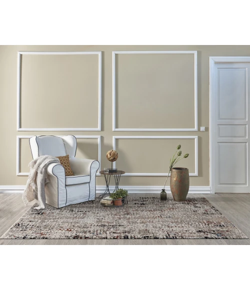 Kas Karina 8254 Beige/Grey Flatiron Area Rug 3'11" x 5'5"