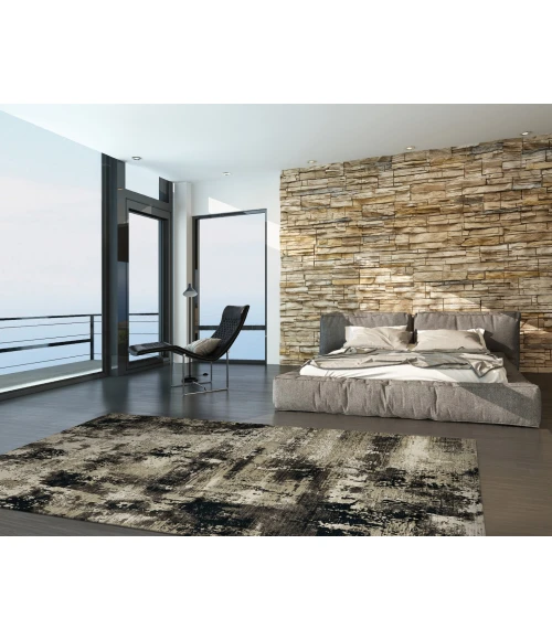 Kas Karina 8256 Ivory/Charcoal Moda Area Rug 8' Round