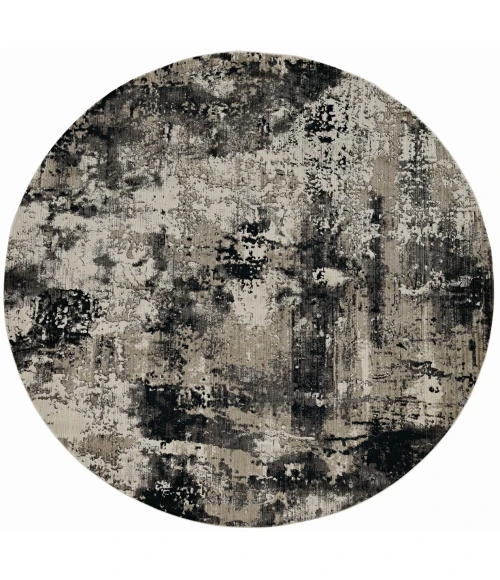 Kas Karina 8256 Ivory/Charcoal Moda Area Rug 8' Round