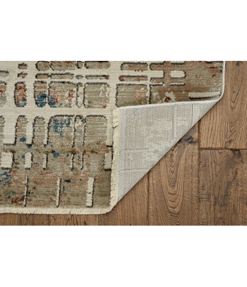 Kas Karina 8259 Ivory Plaid Area Rug