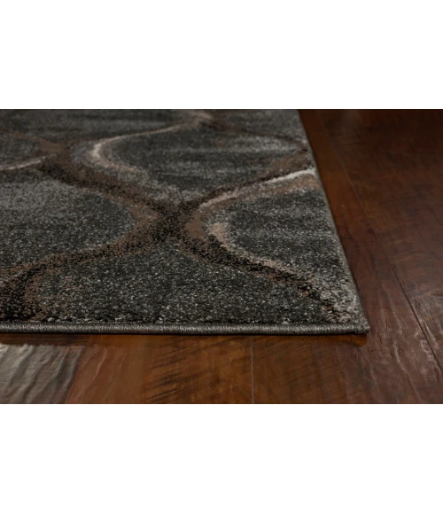Kas Landscapes 5906 Charcoal Groove Area Rug 7'10"X 10'10"