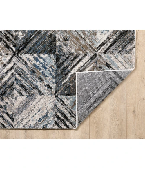 Kas Landscapes 5911 Blue/Ivory Dimensions Area Rug 7'10"X 10'10"