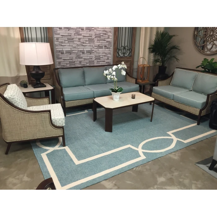 Kas Libby Langdon Hamptons 5225 Spa Madison Area Rug 7' Round