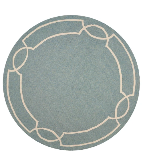Kas Libby Langdon Hamptons 5225 Spa Madison Area Rug 7' Round