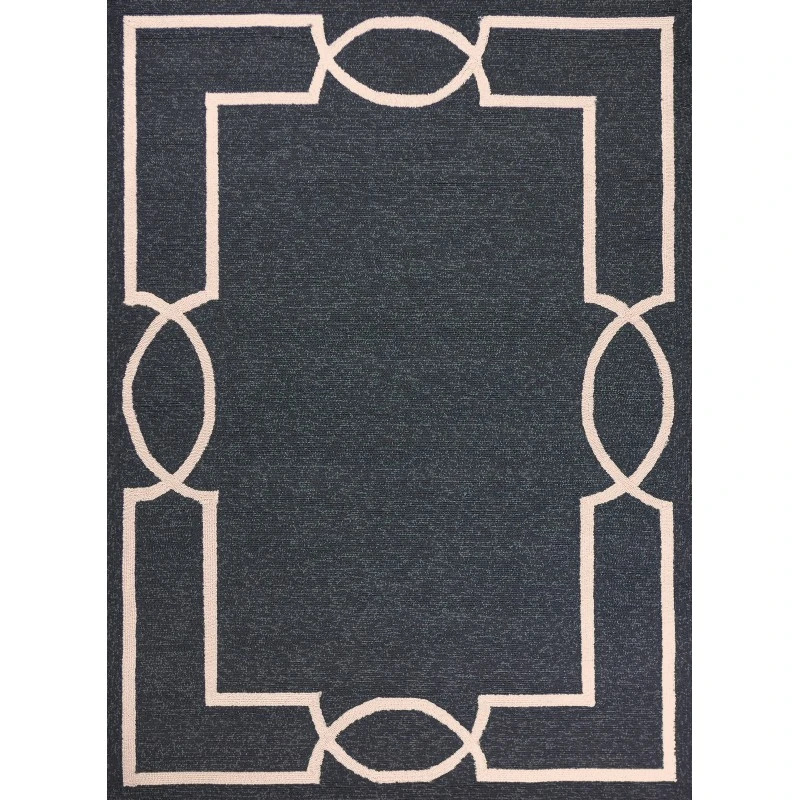 Kas Libby Langdon Hamptons 5226 Onyx Madison Area Rug 7' Round