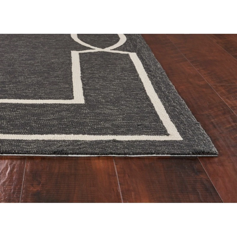 Kas Libby Langdon Hamptons 5226 Onyx Madison Area Rug 7' Round