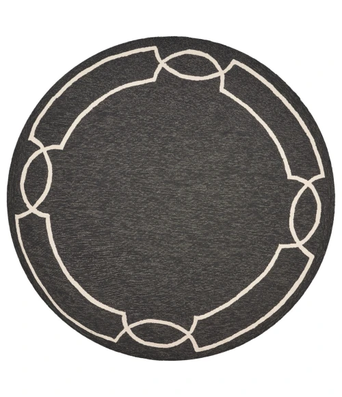Kas Libby Langdon Hamptons 5226 Onyx Madison Area Rug 7' Square