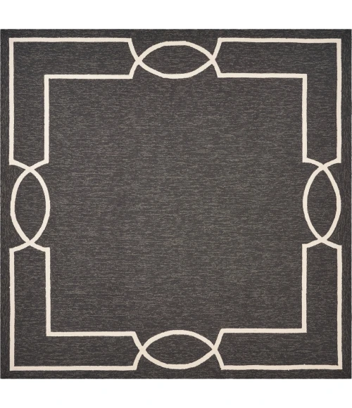 Kas Libby Langdon Hamptons 5226 Onyx Madison Area Rug 7' Square