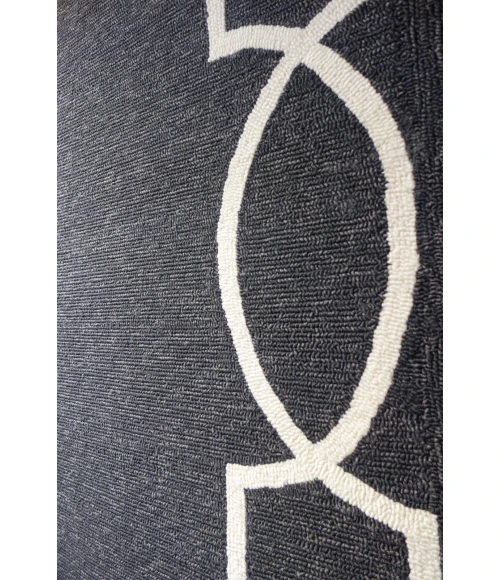 Kas Libby Langdon Hamptons 5226 Onyx Madison Area Rug 7' Square