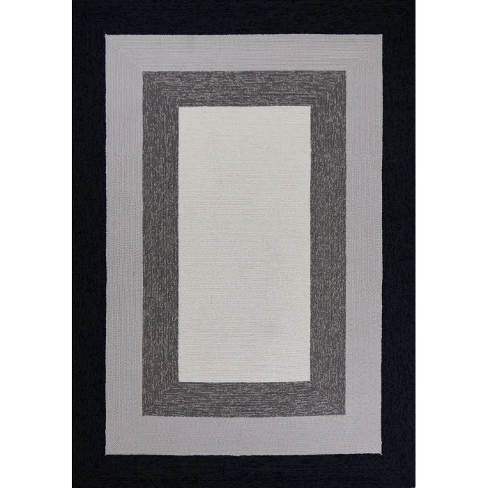 Kas Libby Langdon Hamptons 5228 Charcoal Highview Area Rug 7' Square