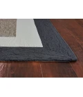 Kas Libby Langdon Hamptons 5228 Charcoal Highview Area Rug 7' Square