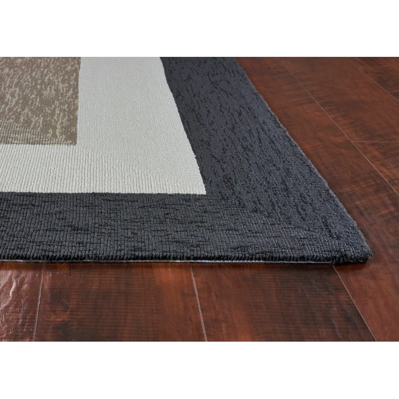 Kas Libby Langdon Hamptons 5228 Charcoal Highview Area Rug 8' x 11'