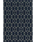 Kas Libby Langdon Hamptons 5230 Navy Groovy Gate Area Rug 7' Square