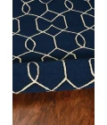 Kas Libby Langdon Hamptons 5230 Navy Groovy Gate Area Rug 7' Square