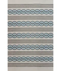 Kas Libby Langdon Hamptons 5235 Ivory/Spa Cable Knit Area Rug 7' Square