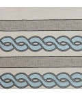 Kas Libby Langdon Hamptons 5235 Ivory/Spa Cable Knit Area Rug 7' Square