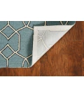 Kas Libby Langdon Hamptons 5232 Spa Groovy Gate Area Rug 21" x 34"