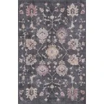 KAS London Charcoal 4818 7ft.6in. x 9ft.6in. Rectangle Rug