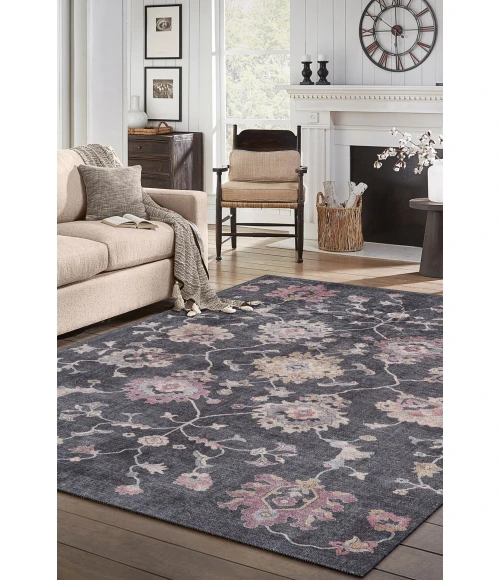 KAS London Charcoal 4818 8ft.4in. x 11ft.6in. Rectangle Rug