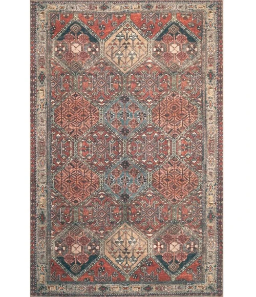 Kas London 4807 Multicolor Panel Area Rug