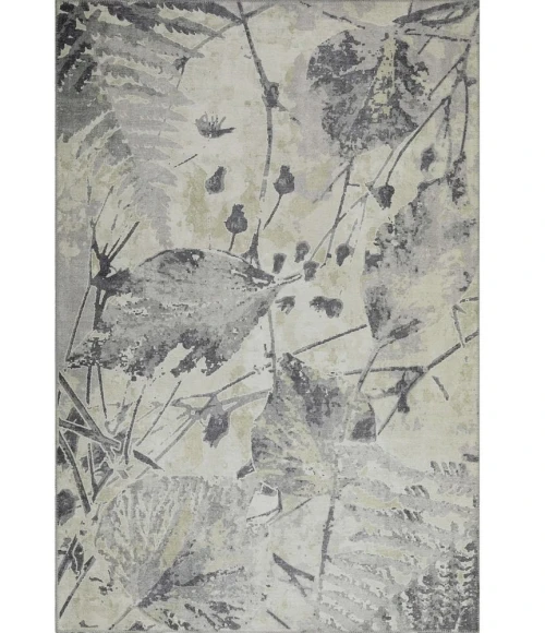 Kas London 4813 Beige/Grey Foliage Area Rug