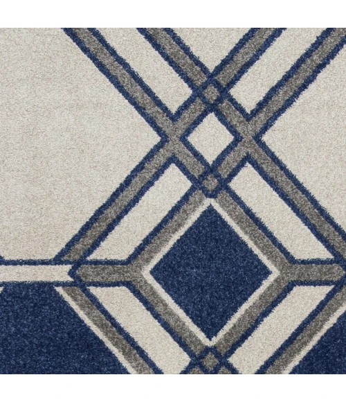 Kas Lucia 2768 Ivory/Denim Grant Area Rug 7'7" x 10'10"