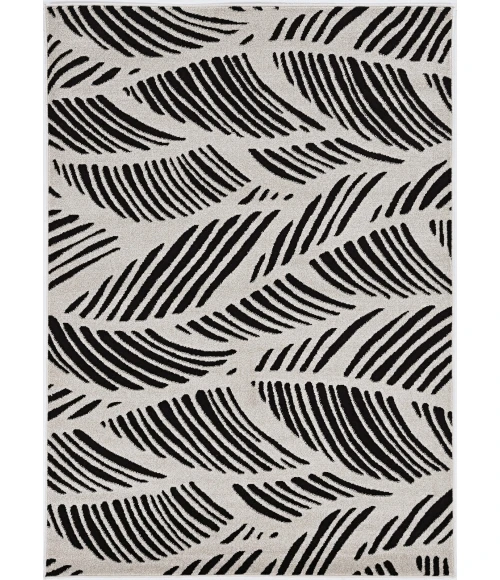 Kas Lucia 2770 Black/White Folia Area Rug 7'7" x 10'10"