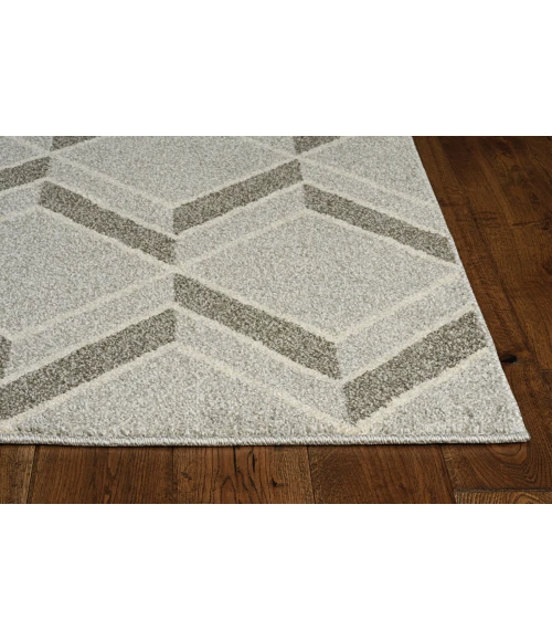 Kas Lucia 2772 Grey Herringbone Area Rug 5'3" x 7'7"